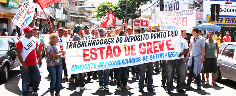 Comerciários de Betim encerram greve com conquistas para a categoria