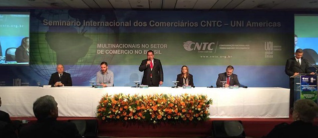 Comerciários de SP participam de Seminário Internacional CNTC – UNI Americas