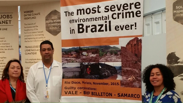 Desastre de Mariana é abordado pela UGT na Conferência do Clima