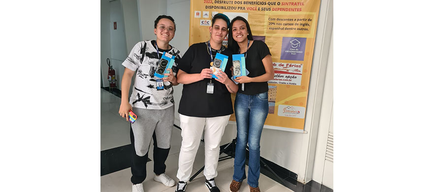 Diretoria do Sintratel realiza sua Campanha de Sindicalização e divulga benefícios na empresa Voxline