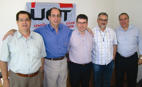 Dirigentes do Sindicato Nacional dos Funcionários do BC se reúnem com a UGT.