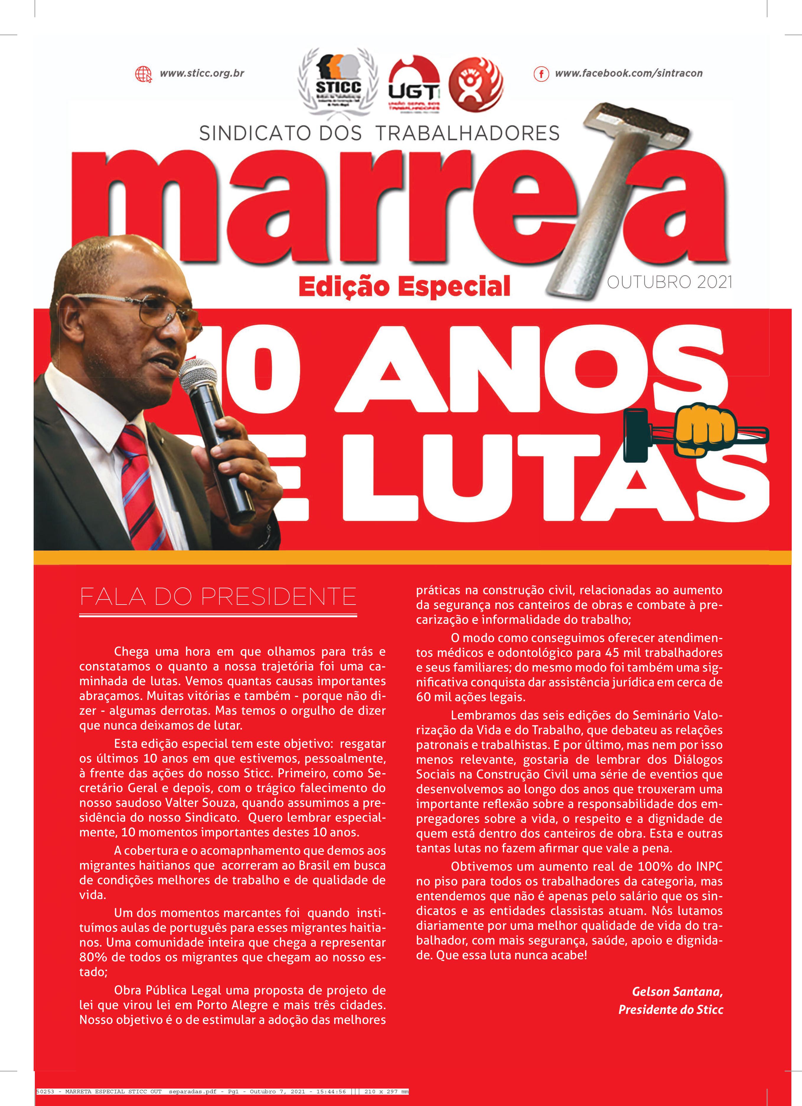 Edição Especial do Jornal Marreta