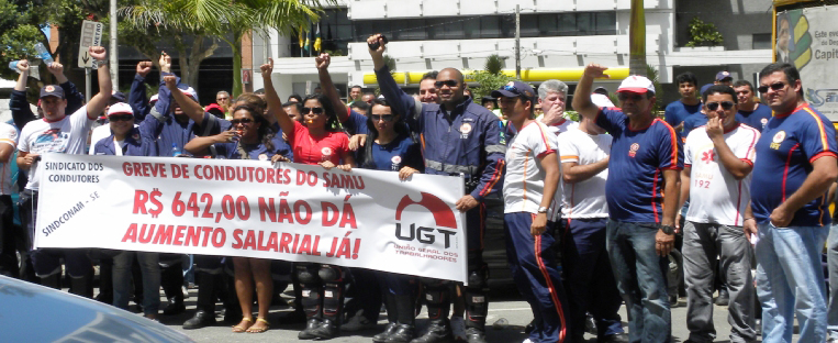 Em greve há 23 dias, condutores de ambulância# de Sergipe iniciam novas negociações
