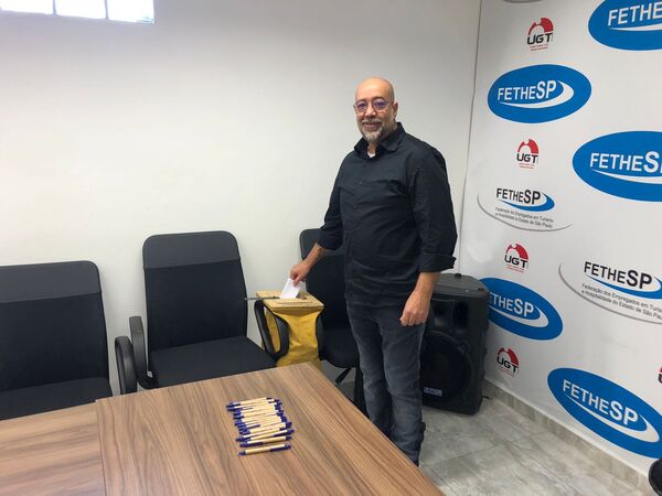 FETHESP elege nova Diretoria. Por unanimidade, Rogério Gomes é reeleito presidente