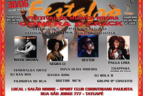 Festafro - festival de música negra contra o crack