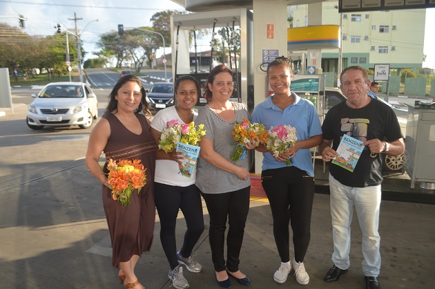Frentistas de Campinas participam do “Outubro Rosa”