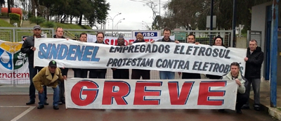 Greve de 48 horas na Eletrobrás/Eletrosul pode se estender por mais tempo