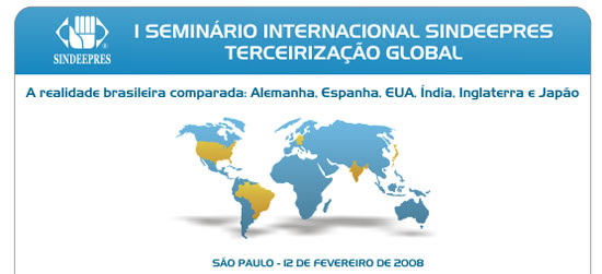 I Seminário Internacional Sindeepres - Terceirização Global