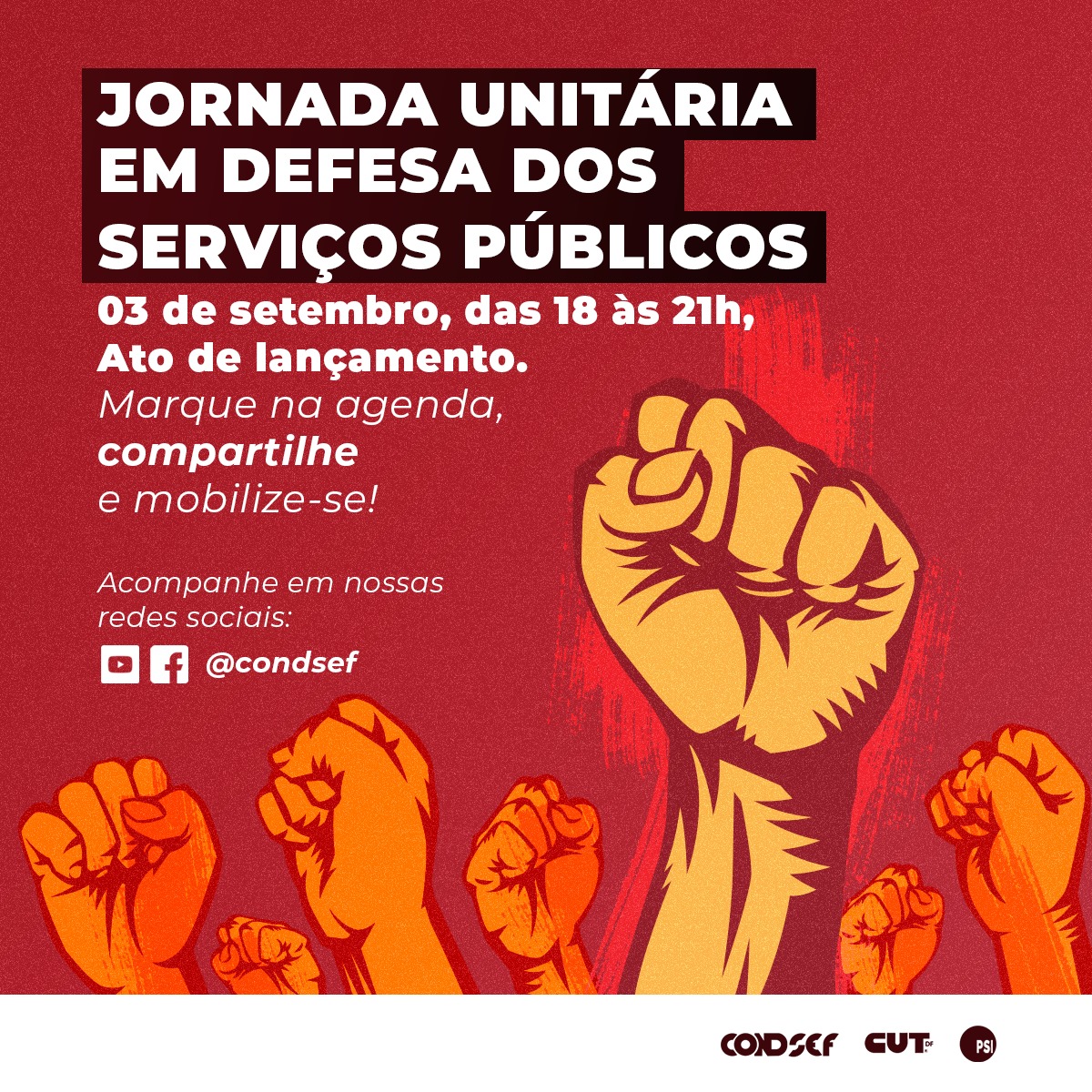 Jornada unitária em defesa dos servidores públicos