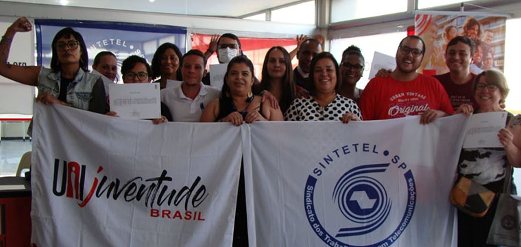 Juventude do SINTETEL e da FENATTEL participa da IV Oficina de Formação de Jovens 2022 da UNI Brasil
