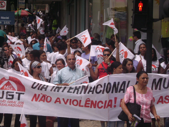 Manifestação marca o Dia Internacional da Mulher da UGT-MG