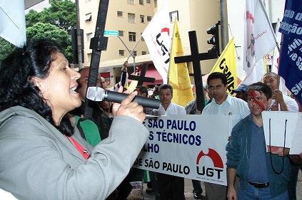 Marcha em prol do Conselho dos Técnicos de Segurança do Trabalho