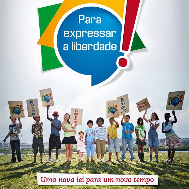 Militantes lançam  campanha Para expressar a #liberdade! Uma nova lei para um novo tempo