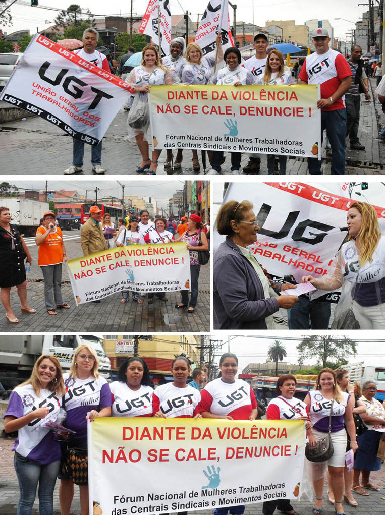 Mulheres vão às ruas em busca de conscientização da população