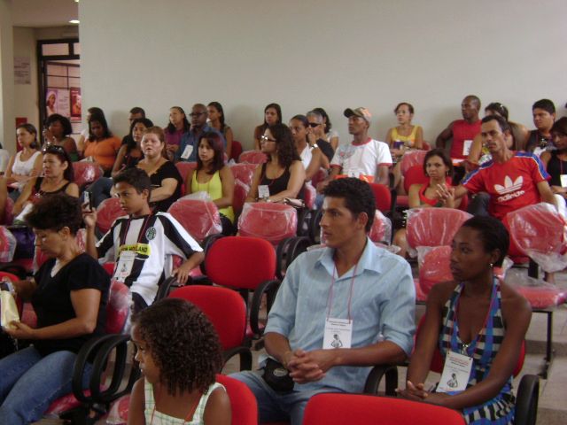 No seminário Estadual da Mulher Negra, Participação, Poder, e Democracia