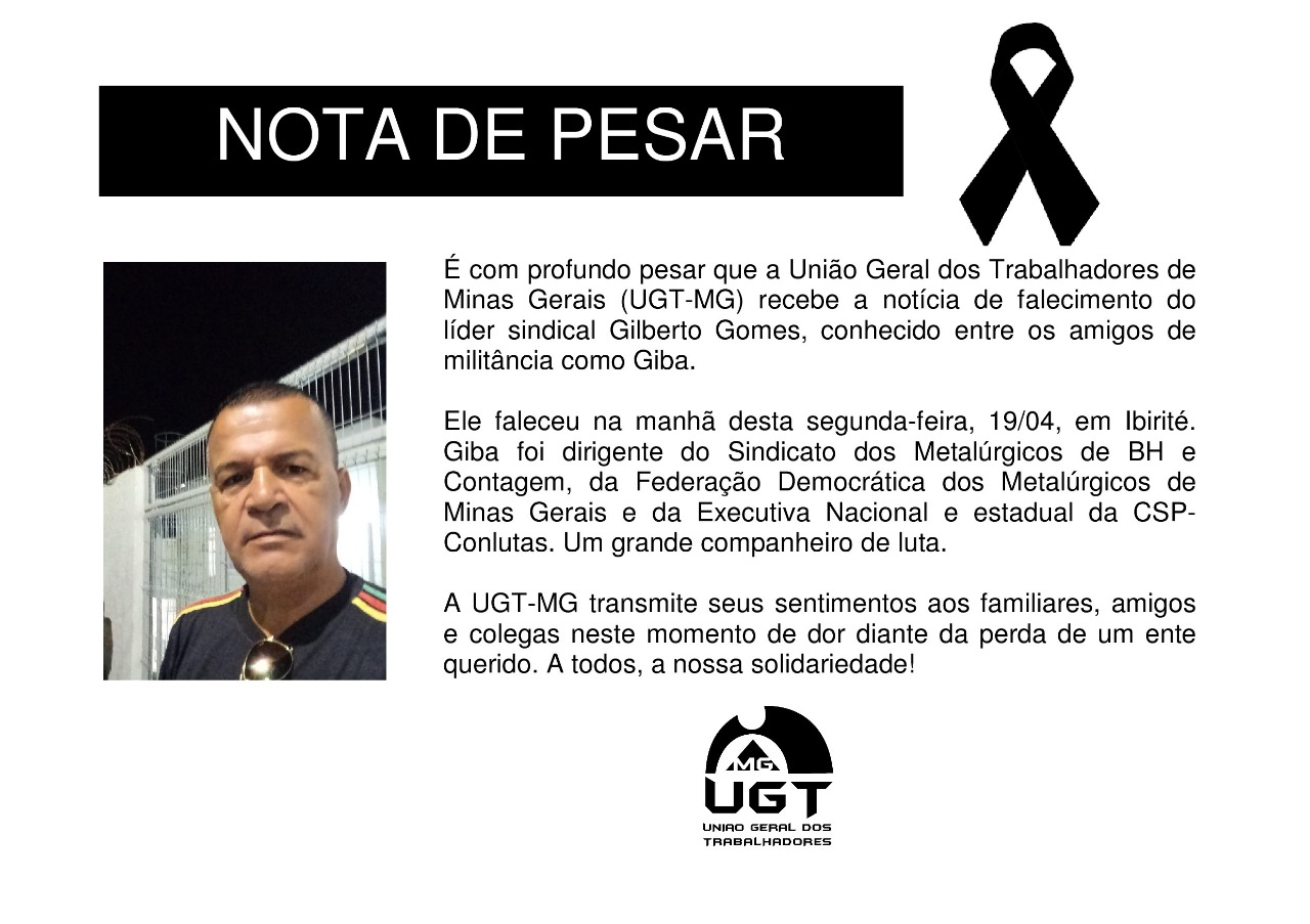 Nota de Pesar: Gilberto Gomes