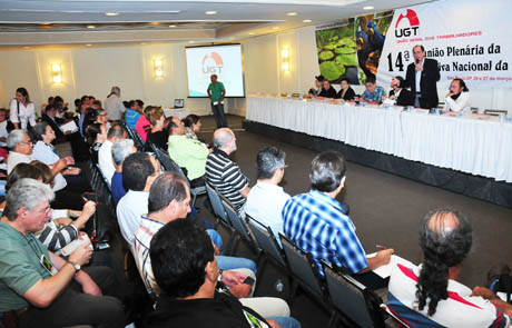 Pela manutenção de uma estrutura sindical forte e# combativa UGT inicia 14ª Reunião Plenaria nacional