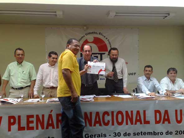 Plenária Nacional da UGT em MG teve filiação de 11 sindicatos..