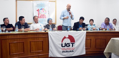 Plenária da UGT-PARANÁ debate o futuro do mundo do trabalho