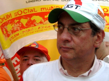 Presidente da UGT faz palestra na abertura de plenária no Fórum Social Mundial no PA.