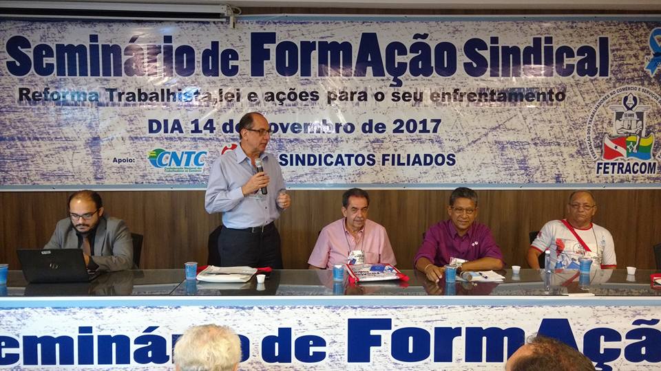 Presidente da UGT participa do seminário da Fetracom, no Pará