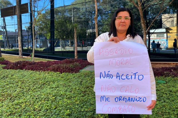 SIEMACO-SP faz protesto contra o Grupo GPS, por Assédio Moral e ameaça aos funcionários que trabalham na TOTVS