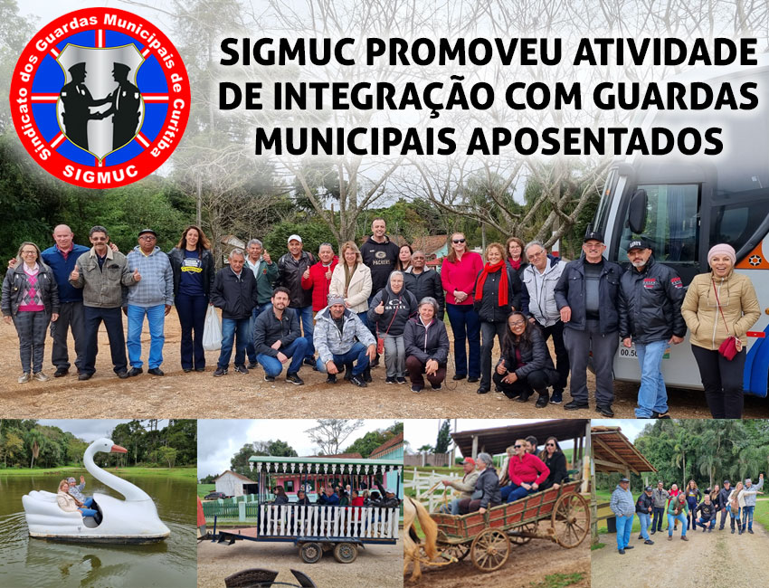 SIGMUC PROMOVEU ATIVIDADE DE INTEGRAÇÃO COM GUARDAS MUNICIPAIS APOSENTADOS