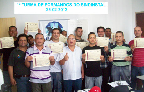 SINDINSTAL - Abre novos Cursos de Capacitação Profissional para #Instaladores com encaminhamento para o Mercado de Trabalho