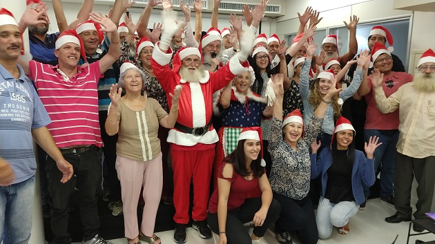 Sede do Sindicato dos Comerciários foi palco do curso de Papai Noel 2018