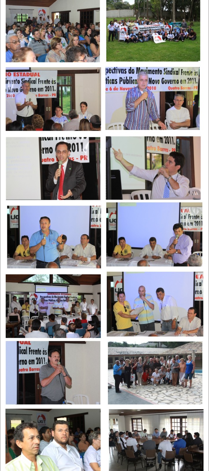 Seminário Estadual da UGT-PARANÁ traça metas para 2011