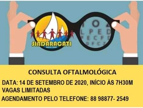 Sindaracati realiza consulta oftalmológica