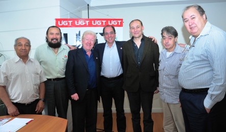 Sindicalistas espanhóis visitam a UGT