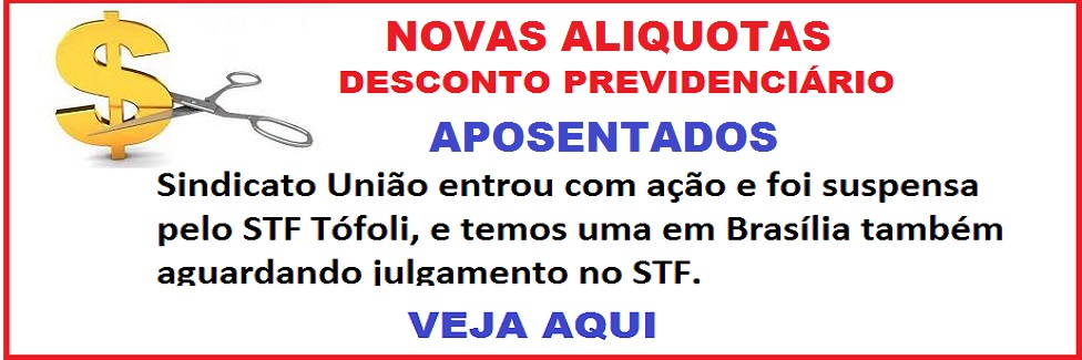 Sindicato União: Desconto previdenciário - Aposentados