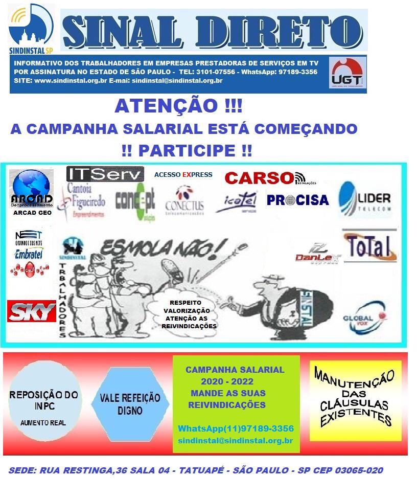 Sindintal-SP: Campanha salarial está começando