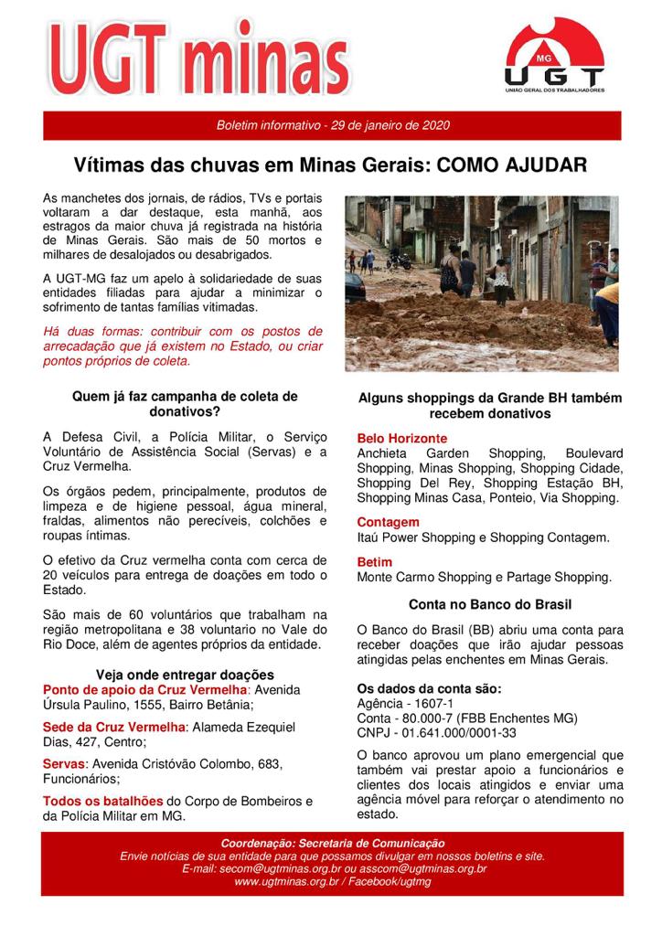 Vítimas das chuvas em Minas Gerais: Como ajudar