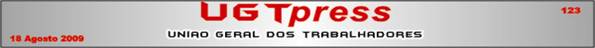 UGT Press 123: Custo Brasil