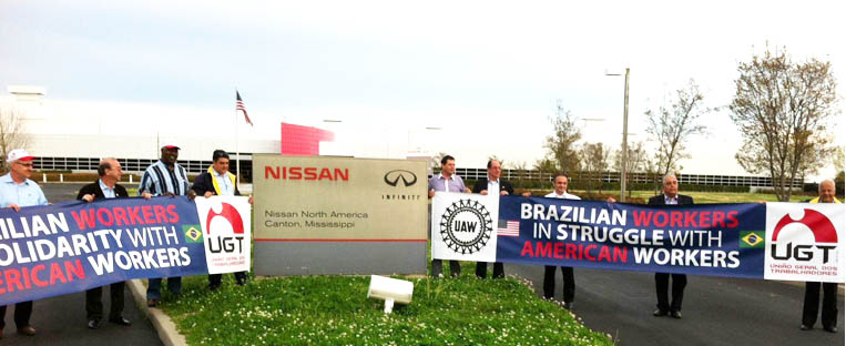 UGT leva apoio a trabalhadores americanos
