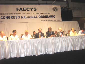 UGT no  XIX Congresso da FAECYS na Argentina