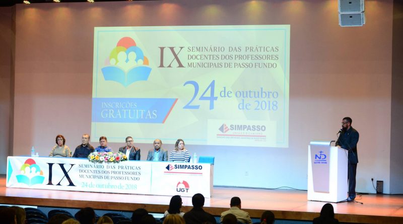 UGT participou de Seminário das Práticas Docentes em Passo Fundo