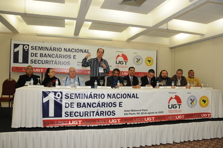 UGT realiza I   Seminário Nacional dos Bancários e Securitários.