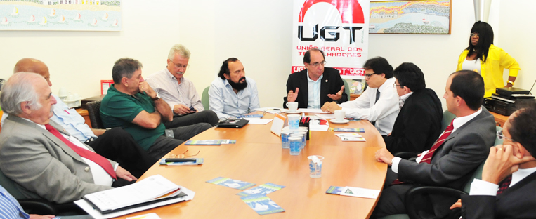 UGT recebe Procuradoria Geral do MPT e condena práticas antissindicais