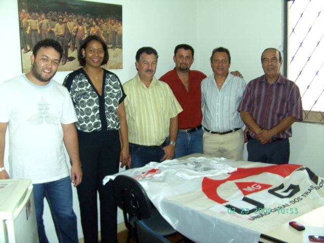 UGT visita SITRAMONTI, 1º Sindicato do Brasil em defesa da categoria de Montagem Industrial.