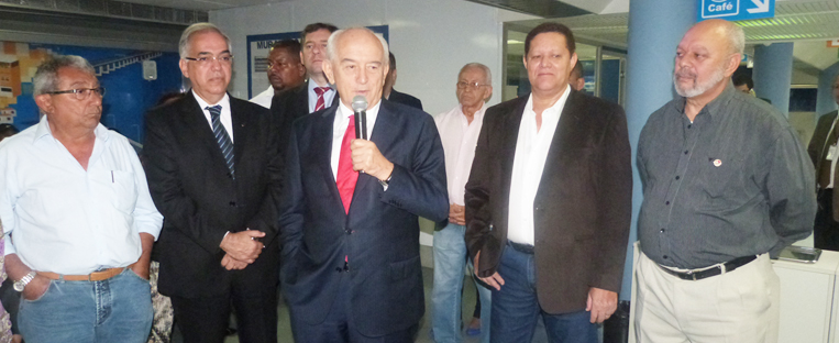 Ugetistas acompanham visita do ministro do Trabalho na CAT